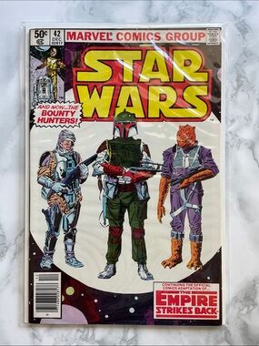 STAR WARS #42 1980 Marvel Newsstand 1ST APPEARANCE OF BOBA FETT